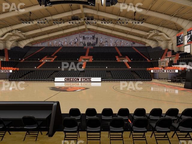 Gill Coliseum - Section G Seat View