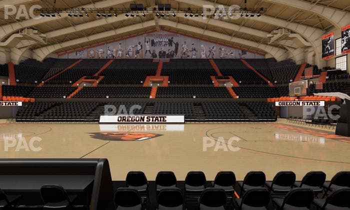 Gill Coliseum - Section G Seat View