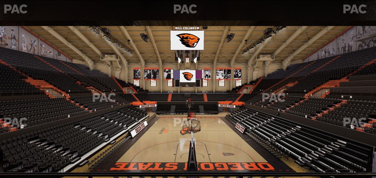 Gill Coliseum - Section Gg Seat View