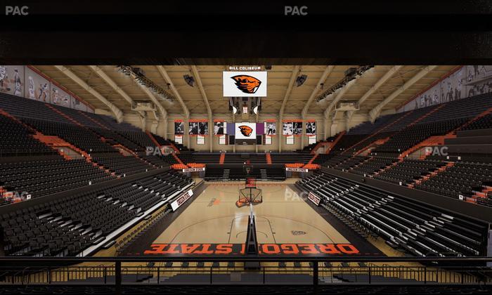 Gill Coliseum - Section Gg Seat View