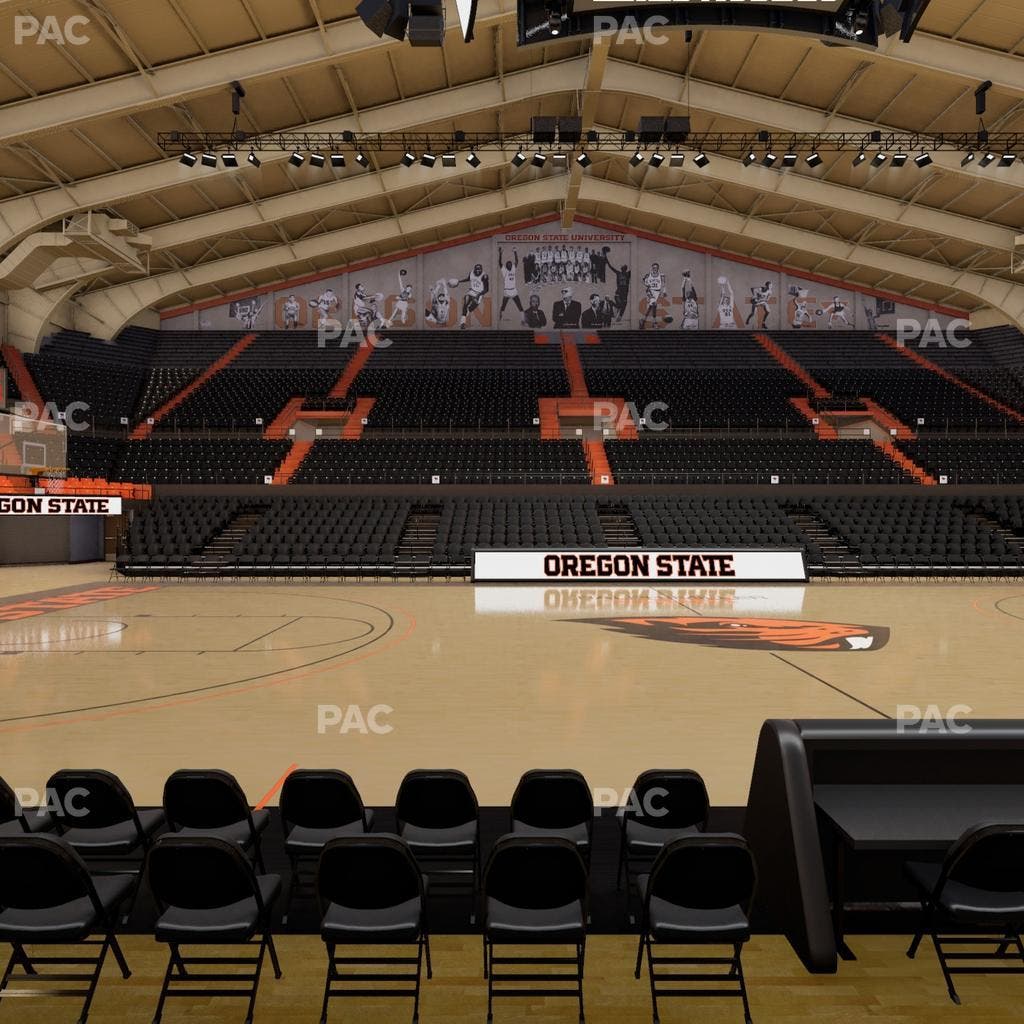 Gill Coliseum - Section H Seat View