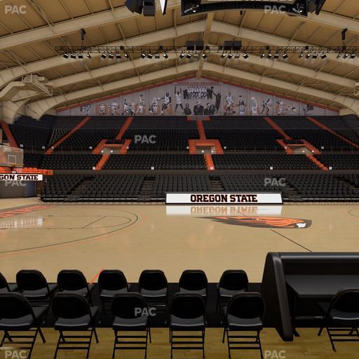 Gill Coliseum - Section H Seat View