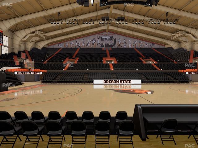 Gill Coliseum - Section H Seat View Gill Coliseum - Section H Seat View