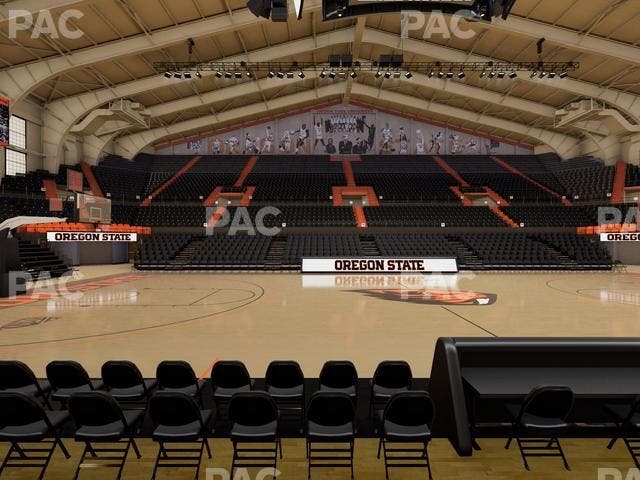 Gill Coliseum - Section H Seat View