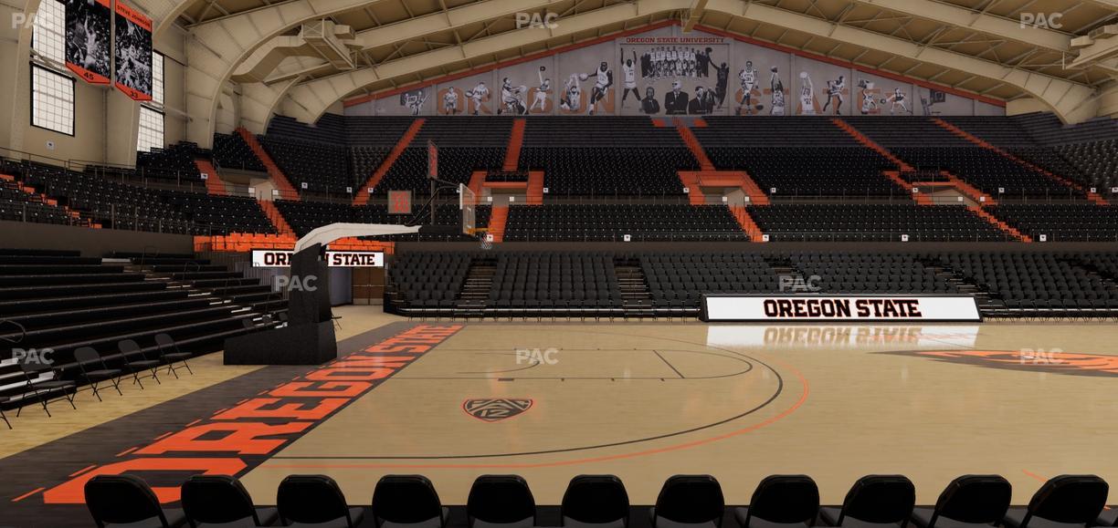 Gill Coliseum - Section J Seat View