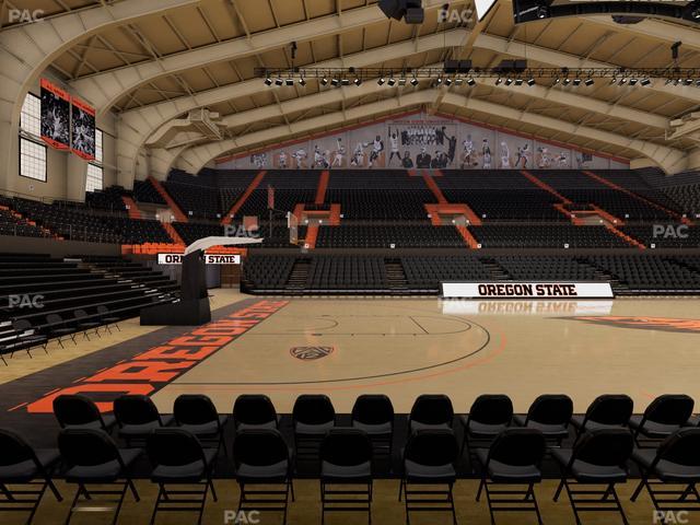 Gill Coliseum - Section J Seat View Gill Coliseum - Section J Seat View