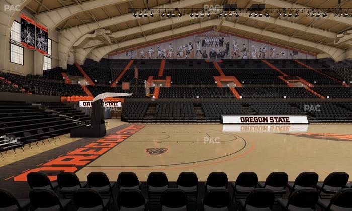 Gill Coliseum - Section J Seat View