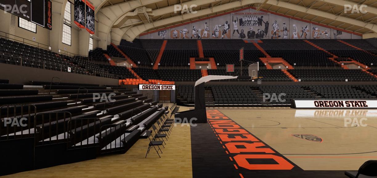 Gill Coliseum - Section J Seat View