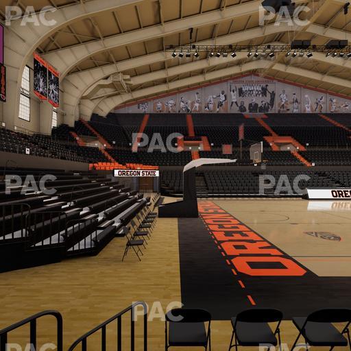 Gill Coliseum - Section J Seat View