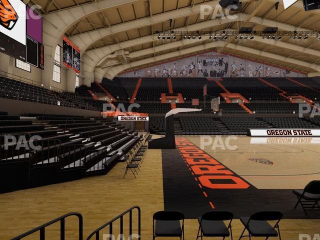Gill Coliseum - Section J Seat View