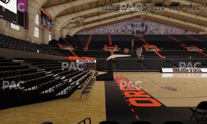 Gill Coliseum - Section J Seat View