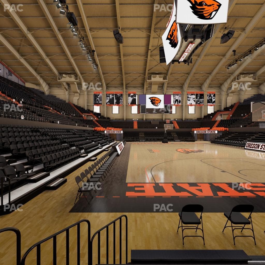 Gill Coliseum - Section K Seat View