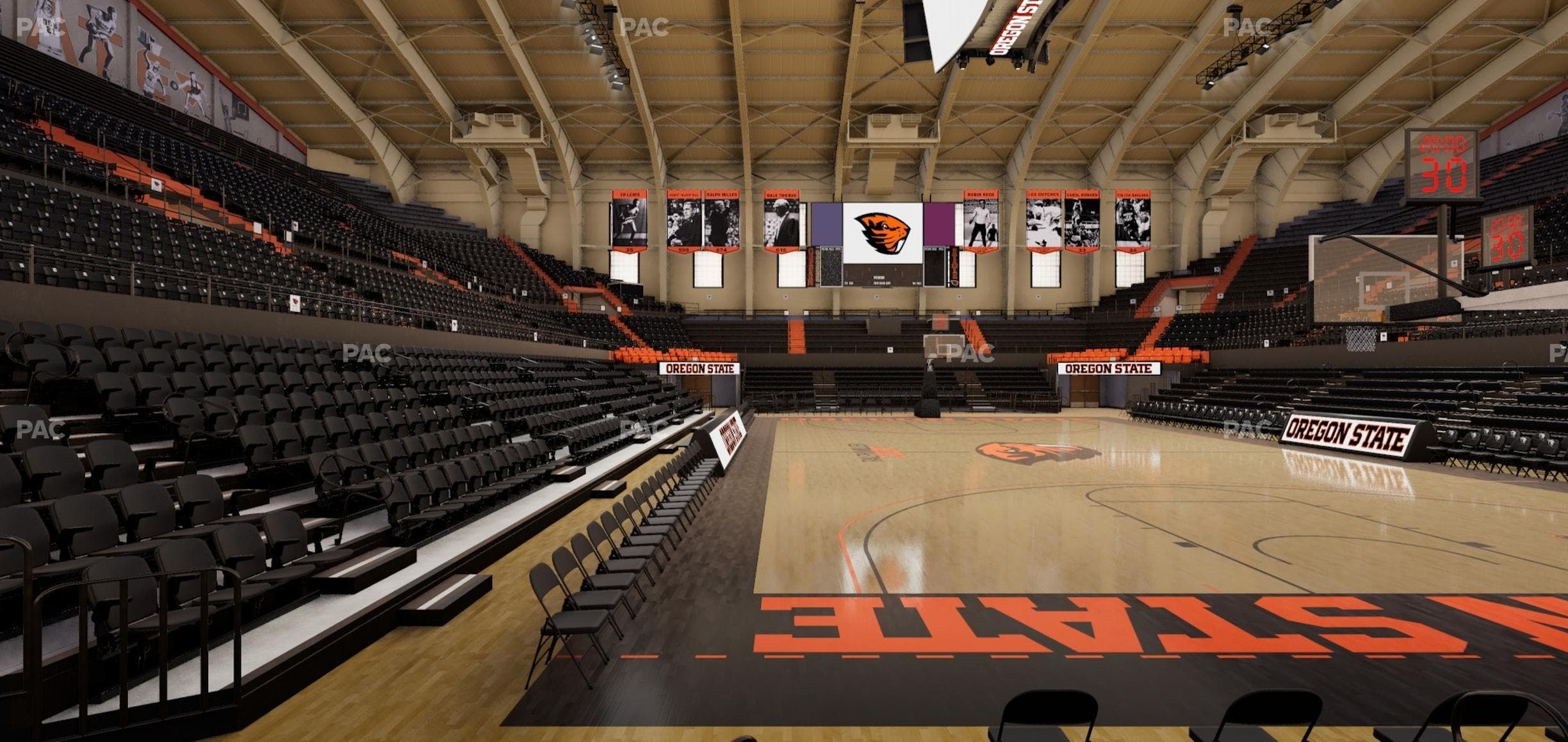 Gill Coliseum - Section K Seat View