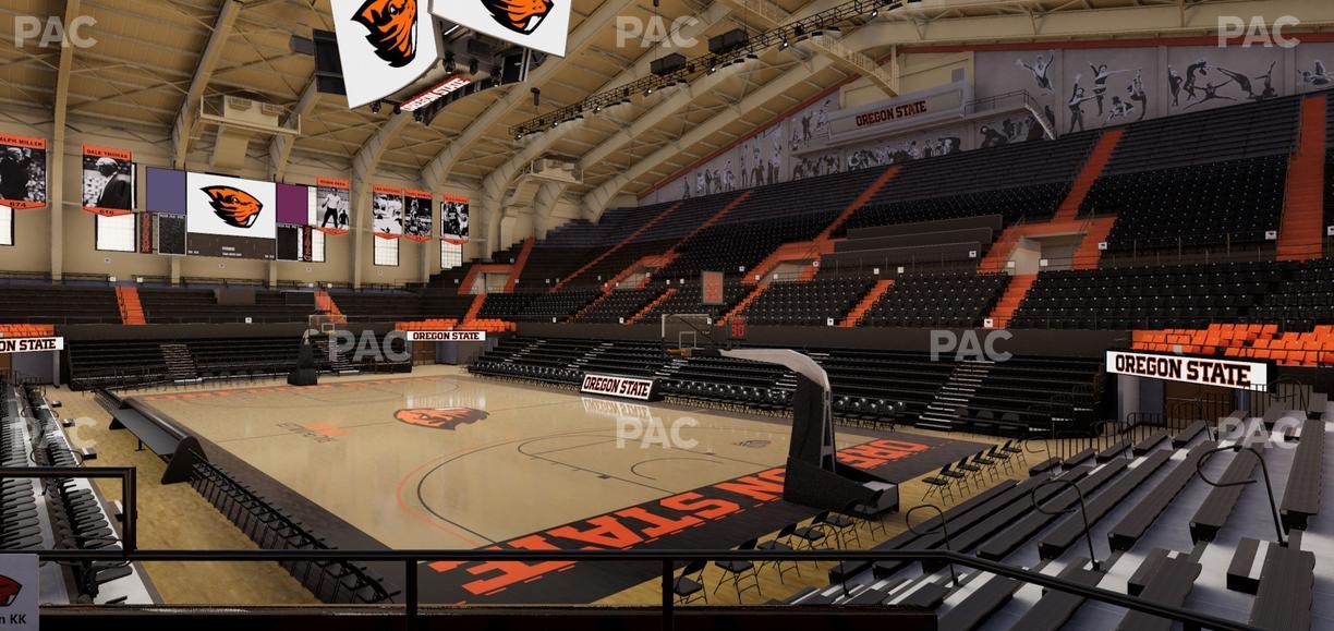 Gill Coliseum - Section Kk Seat View