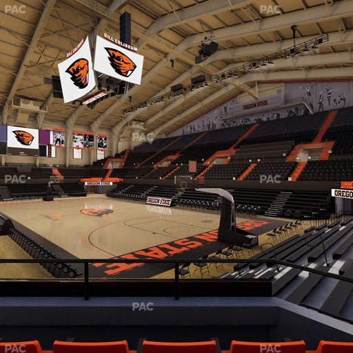 Gill Coliseum - Section Kk Seat View