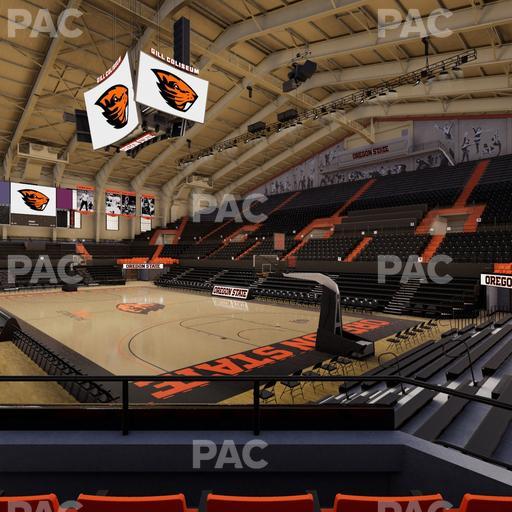 Gill Coliseum - Section Kk Seat View