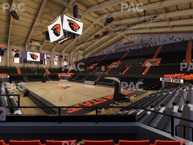 Gill Coliseum - Section Kk Seat View