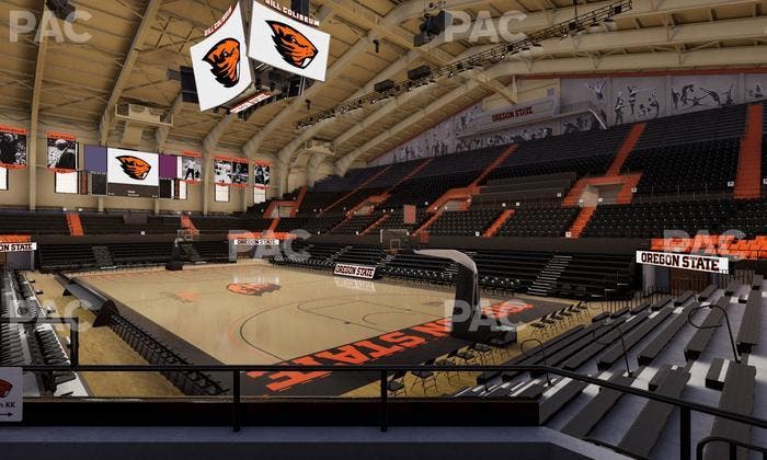 Gill Coliseum - Section Kk Seat View