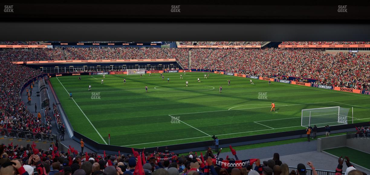 Gillette Stadium - Section 101 Seat View