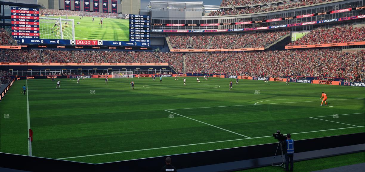 Gillette Stadium - Section 101 Seat View