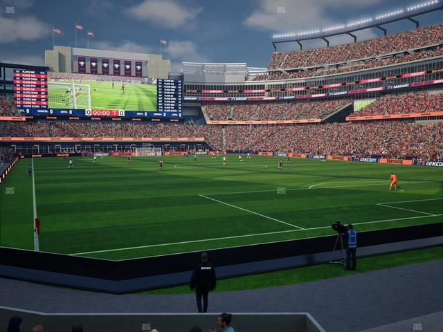 Gillette Stadium - Section 101 Seat View