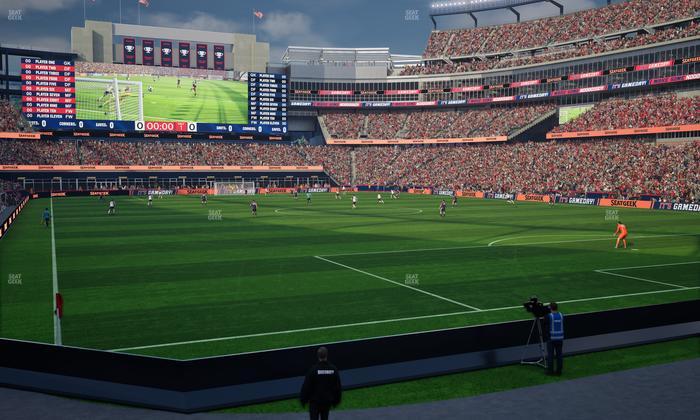 Gillette Stadium - Section 101 Seat View