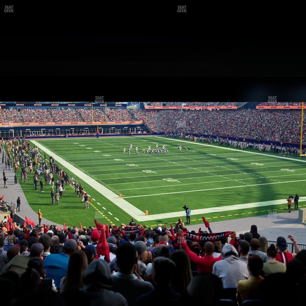 Gillette Stadium - Section 101 Seat View
