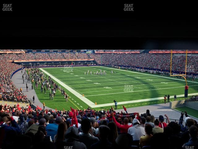 Gillette Stadium - Section 101 Seat View Gillette Stadium - Section 101 Seat View