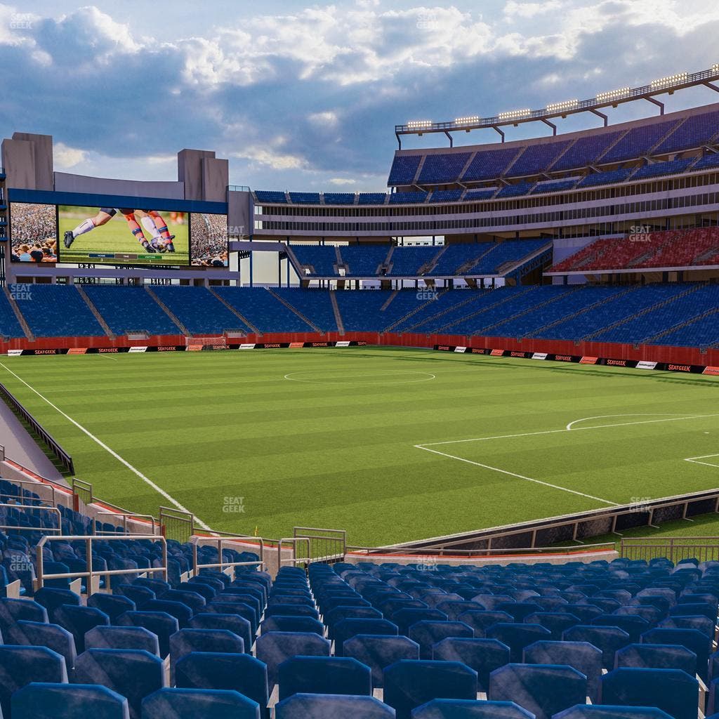 Gillette Stadium - Section 102 Seat View