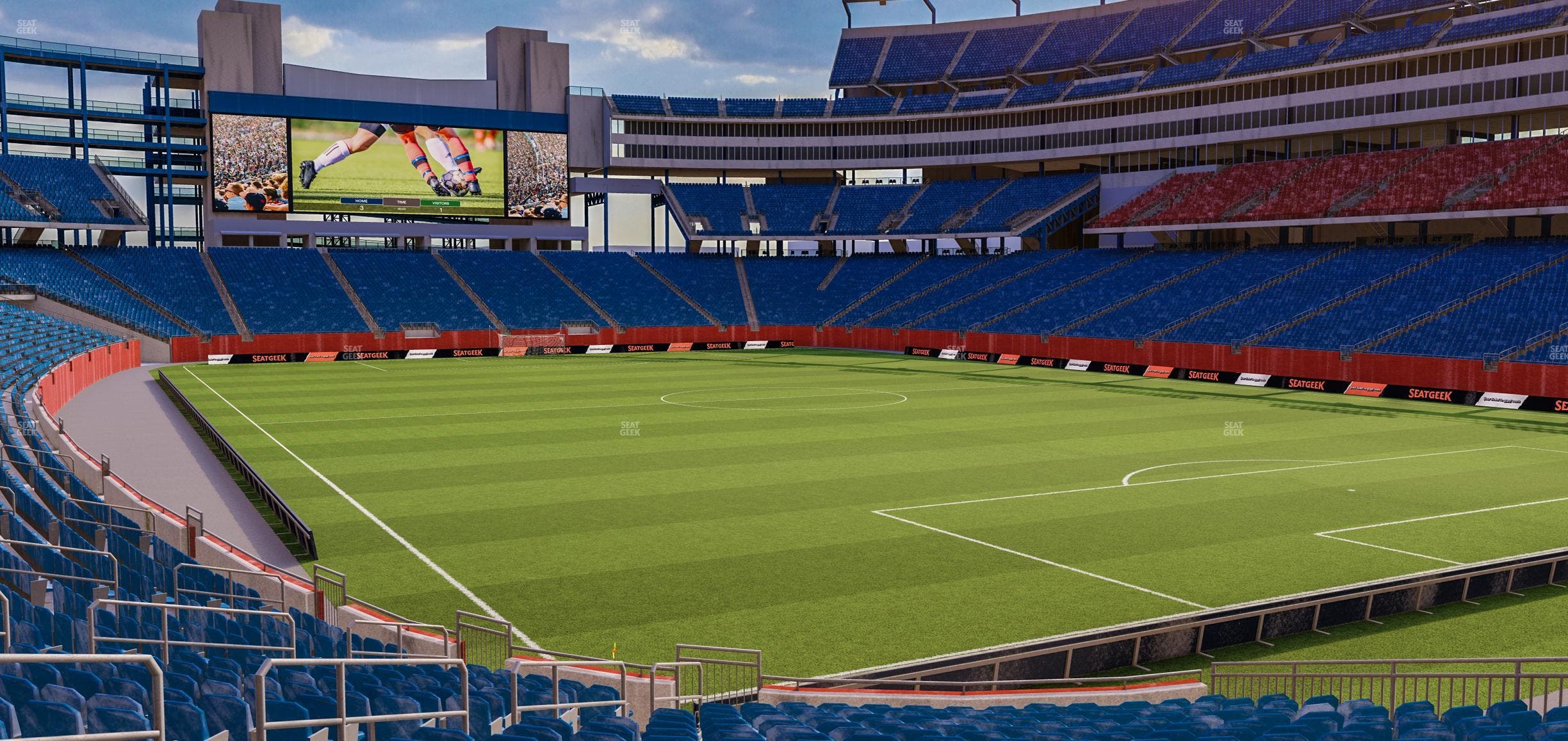 Gillette Stadium - Section 102 Seat View