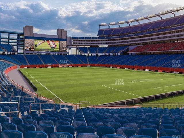 Gillette Stadium - Section 102 Seat View