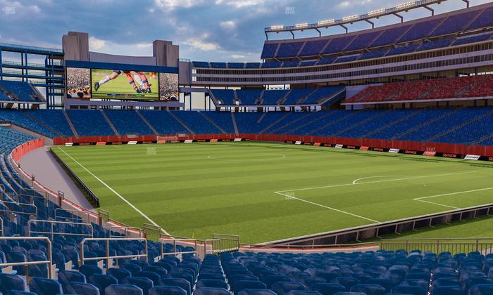 Gillette Stadium - Section 102 Seat View