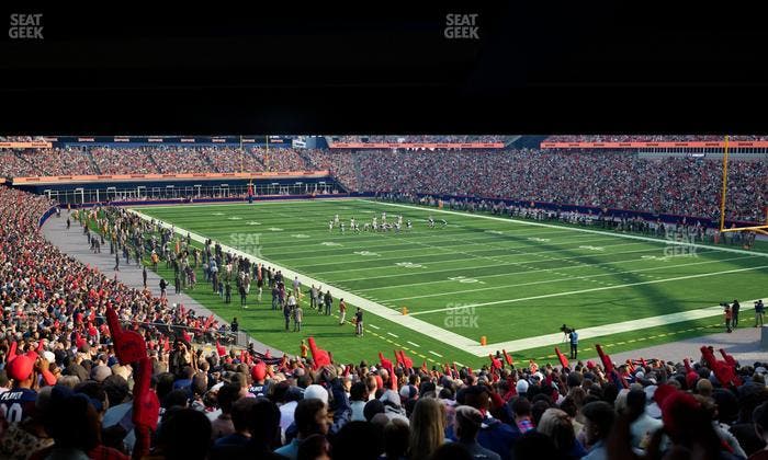 Gillette Stadium - Section 102 Seat View