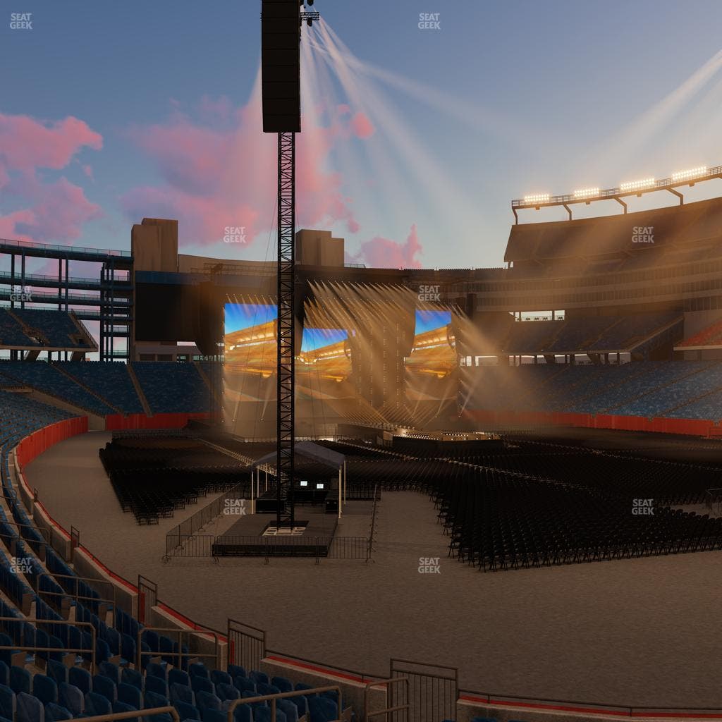 Gillette Stadium - Section 102 Seat View