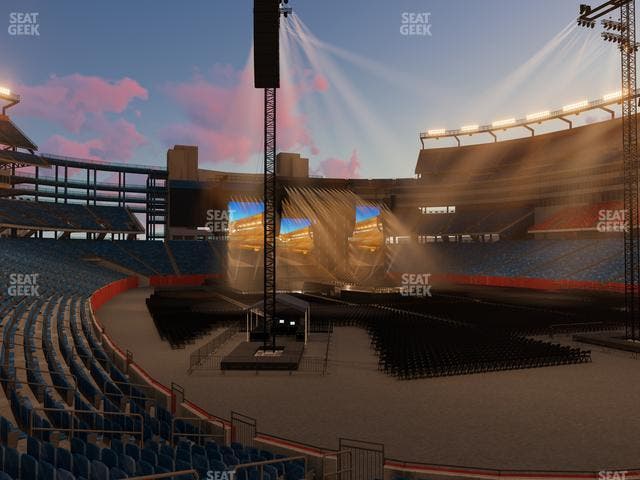Gillette Stadium - Section 102 Seat View