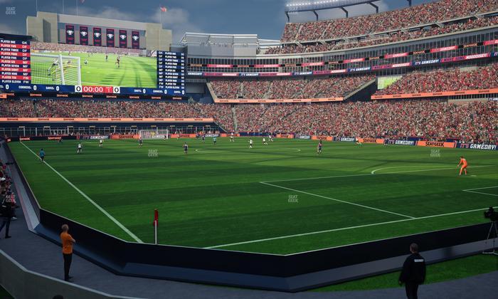 Gillette Stadium - Section 102 Seat View