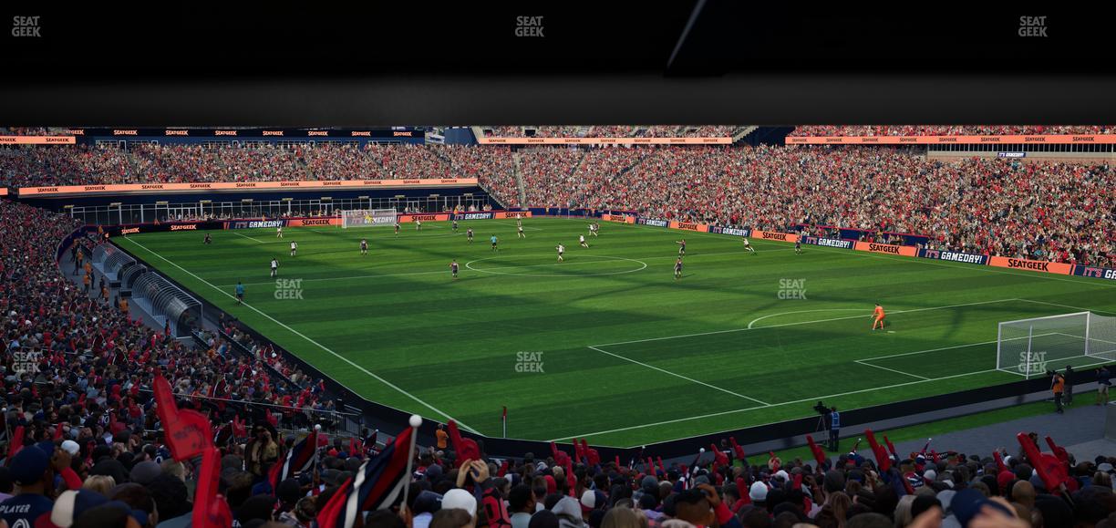 Gillette Stadium - Section 102 Seat View