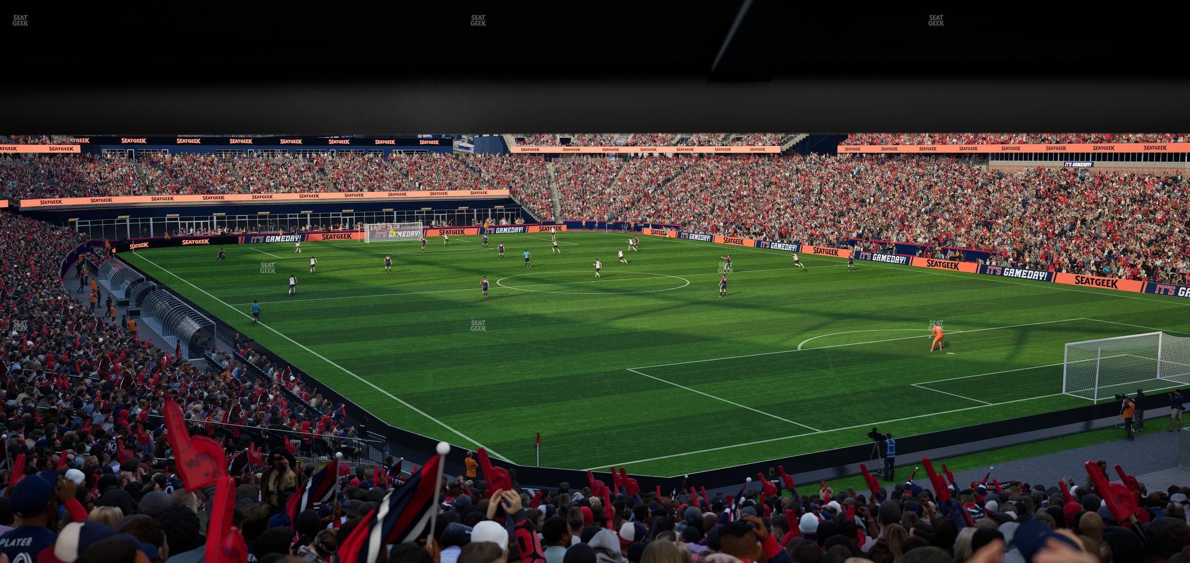 Gillette Stadium - Section 102 Seat View