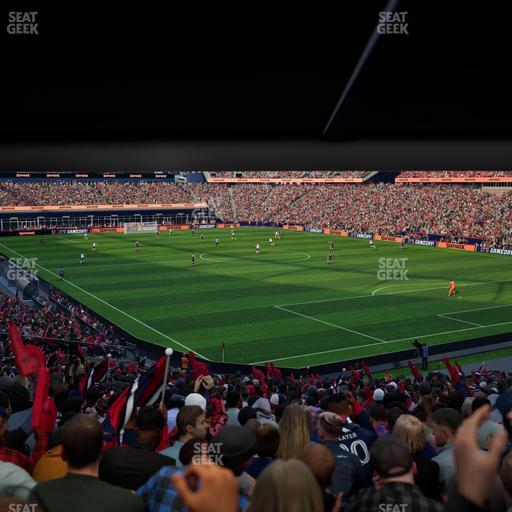 Gillette Stadium - Section 102 Seat View