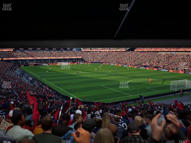 Gillette Stadium - Section 102 Seat View