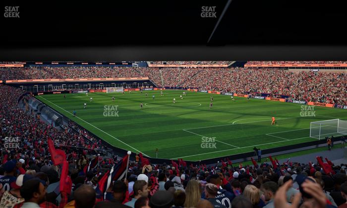 Gillette Stadium - Section 102 Seat View