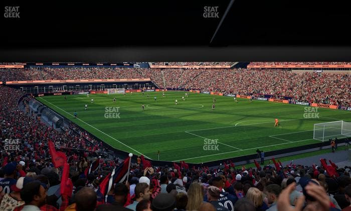 Gillette Stadium - Section 102 Seat View