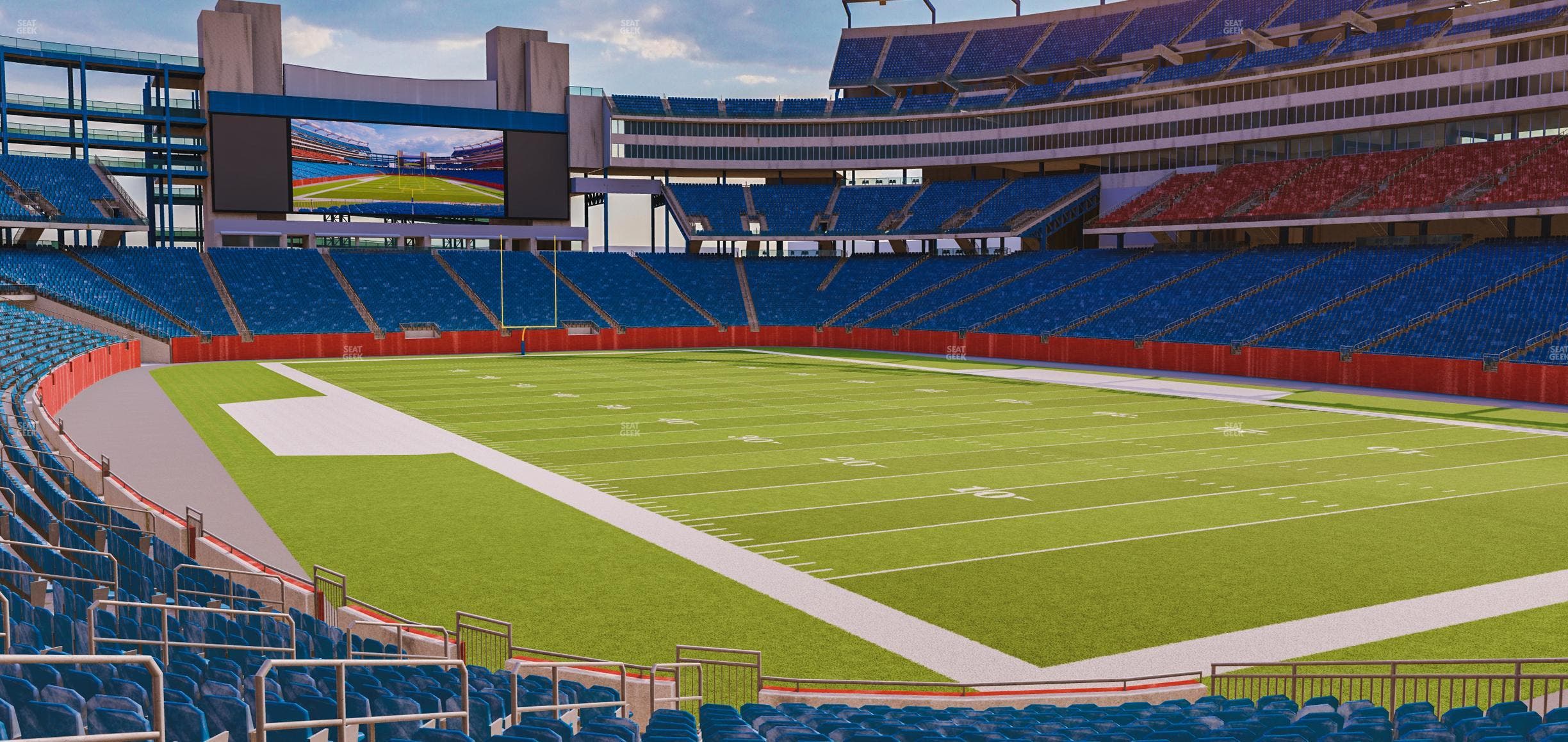 Gillette Stadium - Section 102 Seat View
