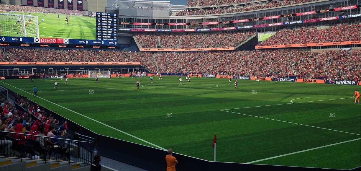 Gillette Stadium - Section 103 Seat View