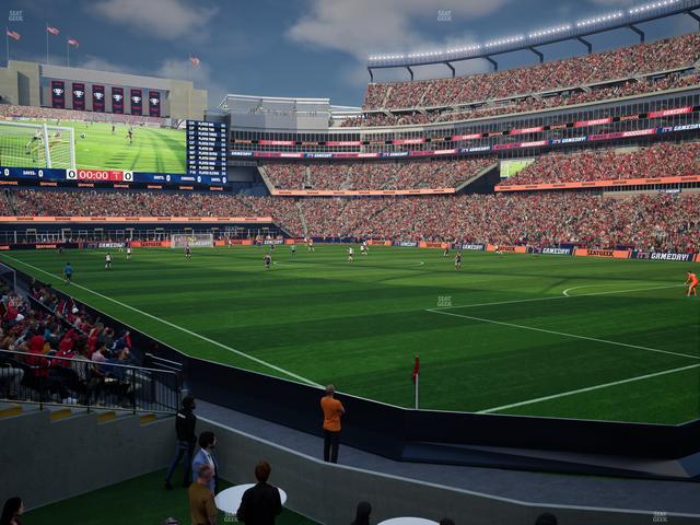 Gillette Stadium - Section 103 Seat View