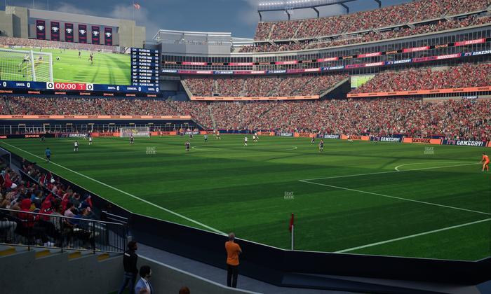 Gillette Stadium - Section 103 Seat View