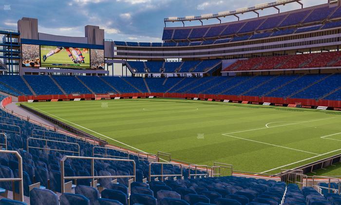 Gillette Stadium - Section 103 Seat View
