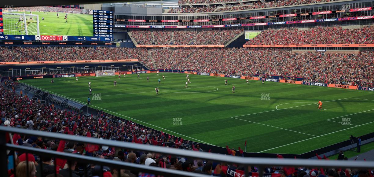 Gillette Stadium - Section 103 Seat View