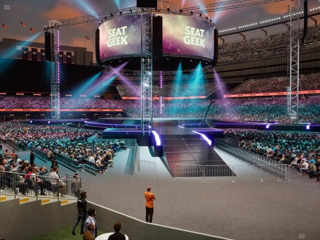 Gillette Stadium - Section 103 Seat View