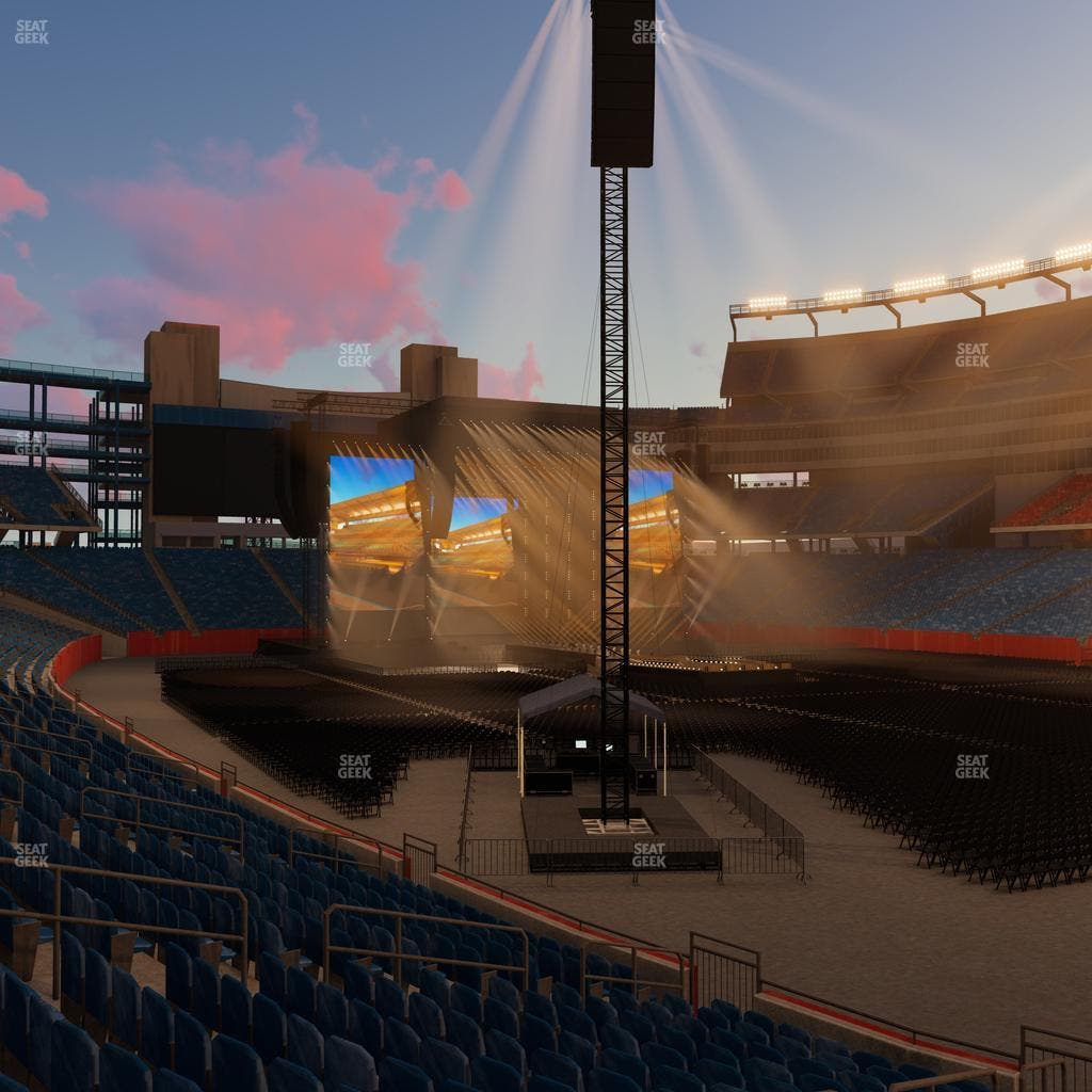 Gillette Stadium - Section 103 Seat View